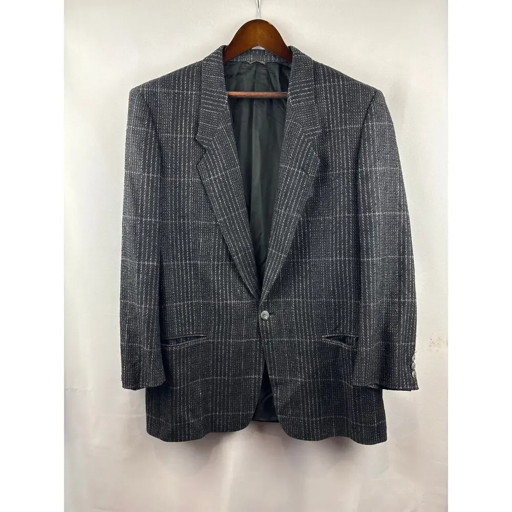 Men's Louis Raphael Black 100% Silk Blazer